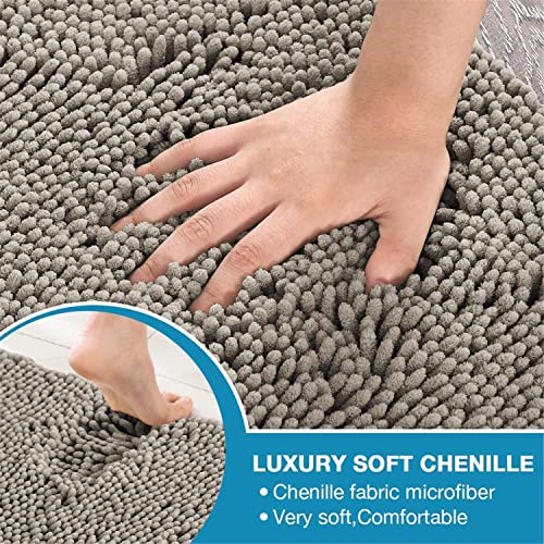 Badvorleger Badematte rutschfest Waschbar Badezimmerteppich Flauschig Badteppich Wasserabsorbierenden Duschvorleger… – Bild 4