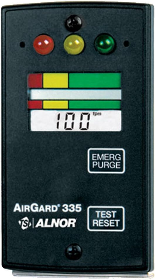 Alnor 335-D TSI Digital Fume Hood Monitor, 70 to 250 ft/min