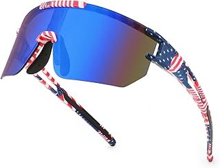Karsaer Sports Sunglasses Women Men Cycling Running Driving Skiing Fishing Biking Outdoor Glasses UV Protection Lens E1080