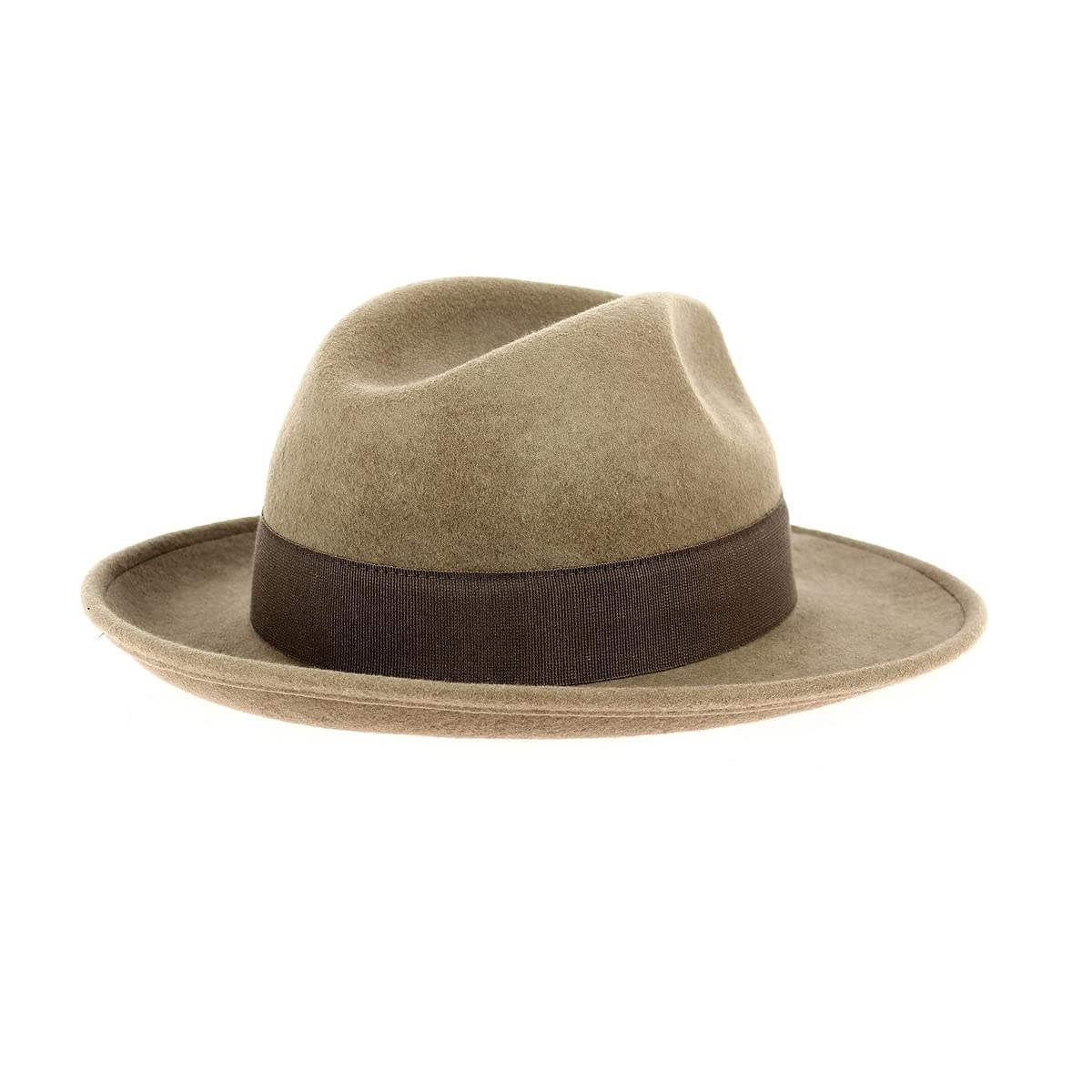Traclet Sombrero Fédora Vanador Fieltro Lana Impermeable Beige