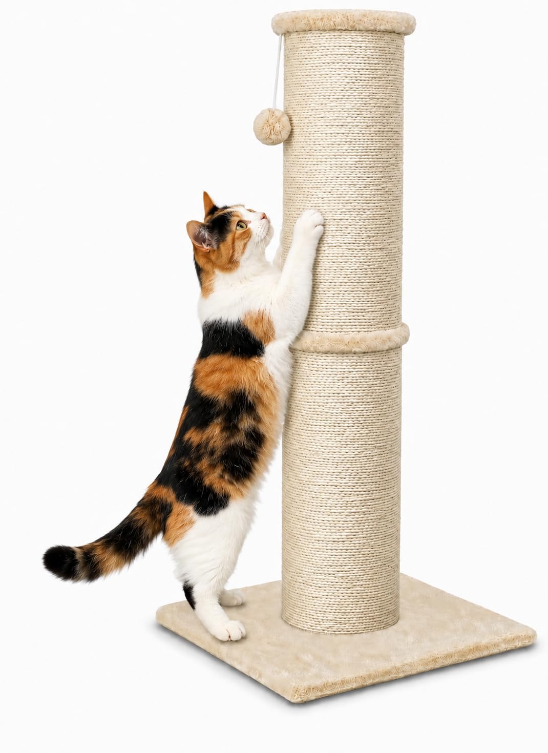 PAWSCRAT Cat Scratching Post 32 Inch High