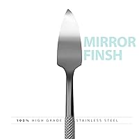 Vista 4 de SURGICAL ONLINE Juego de 5 espátulas de metal, herramientas de acero inoxidable de doble cara, acabado de espejo alto, agarres de dedo integrados.