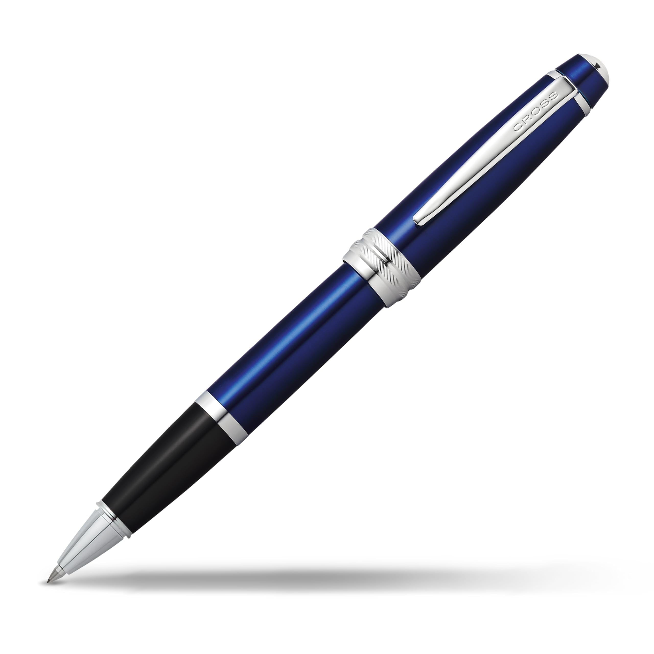 Bailey Refillable Rollerball Pen Presented in a Premium Gift Box - Medium Point, Black Ink, Blue