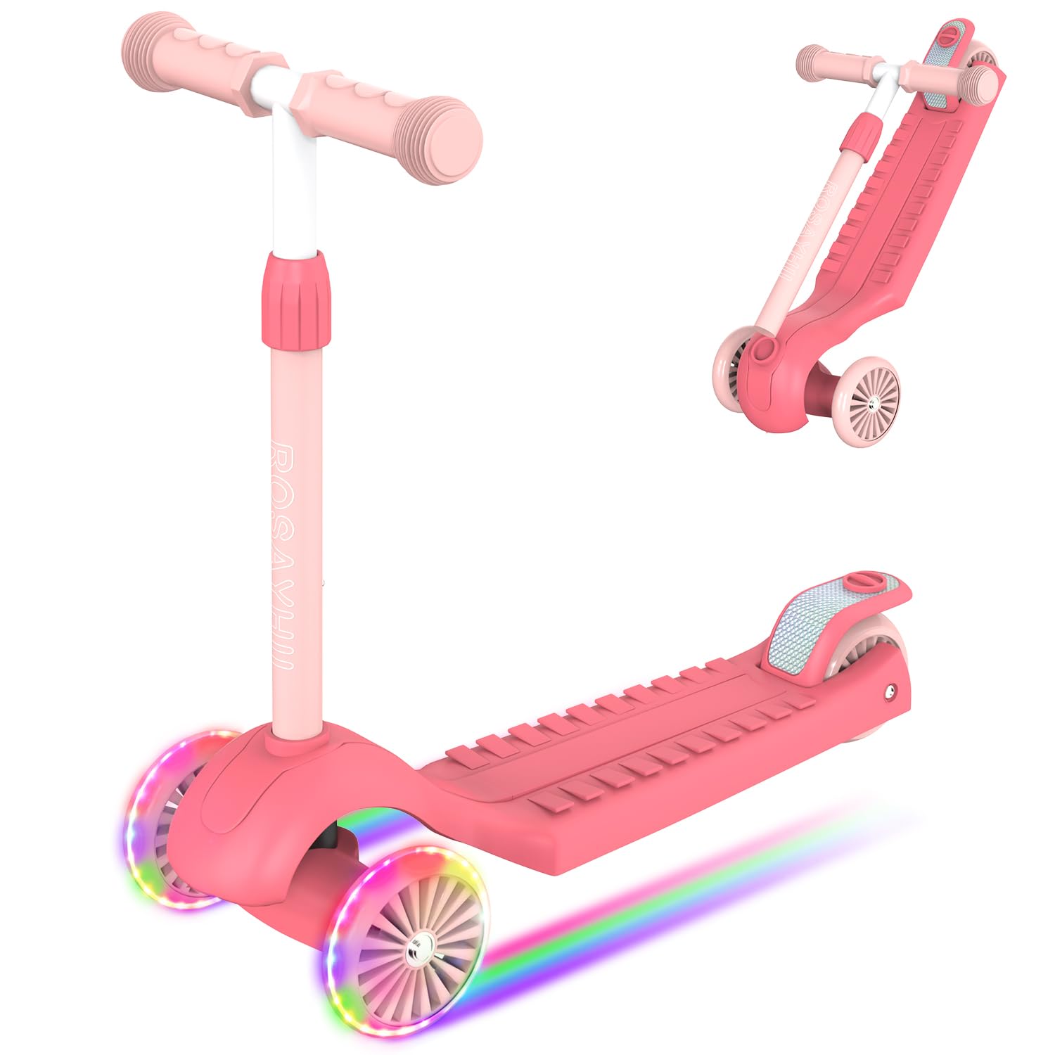 Kids'1st Kick Scooter, Toddler Scooters with Luxury 3 Wheels & Widen Anti-Slip Deck, Kick Scooters for Kids 2-5(2024 Newest Model)