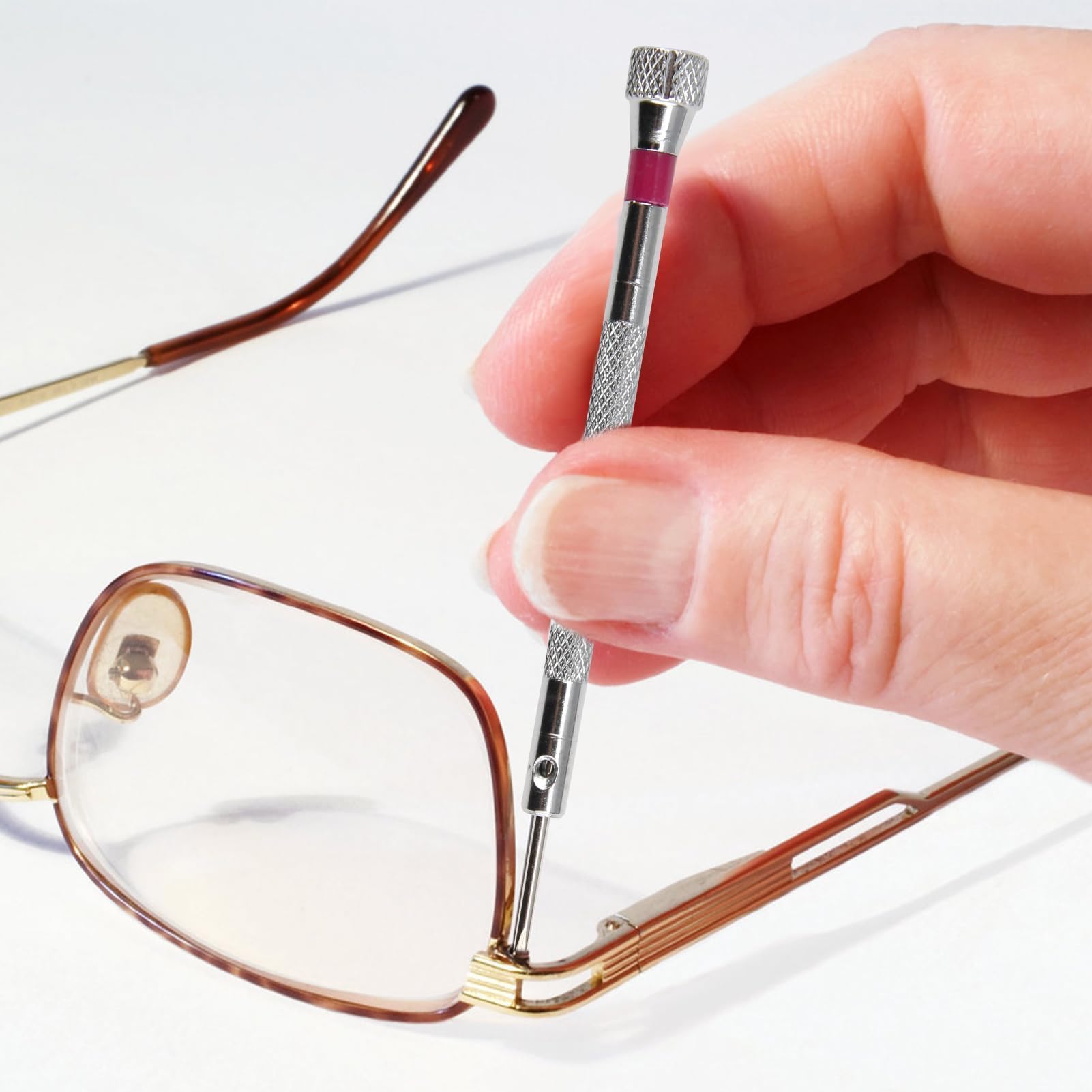 Micro Glasses Repair Kit - 500 Screws & Tools -3