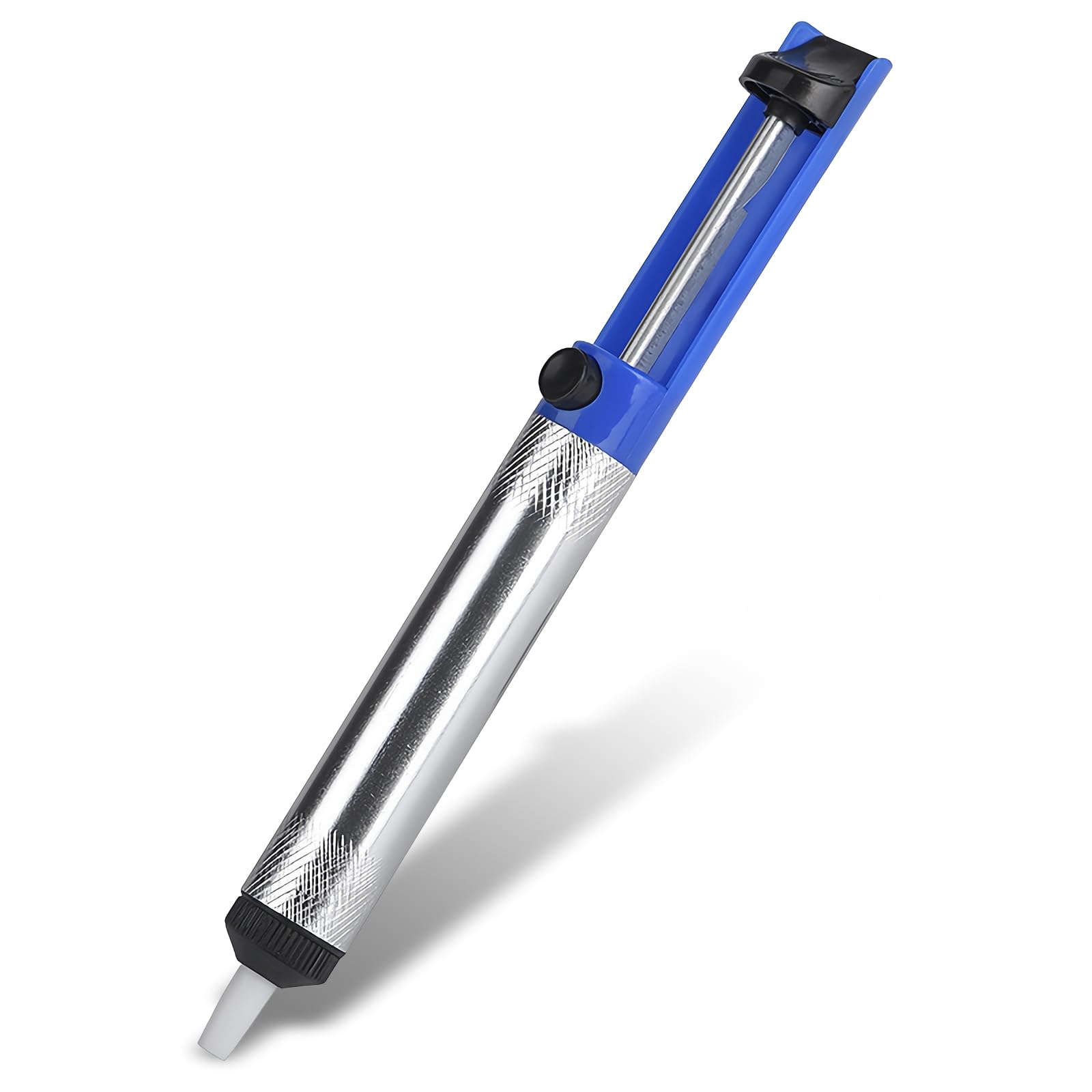 Pompa Dissaldante Alta Suzione, Solder Sucker Professionale Penna Dissaldante, Pompe Dissaldanti in Metallo in Alluminio per Laboratorio/Scuola/Servizio/Casa/Industria (Blu)