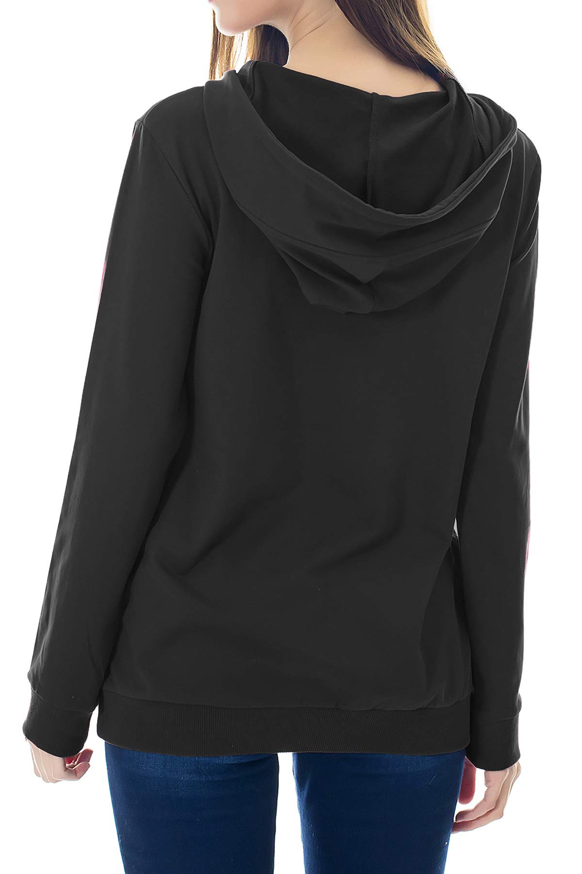 Smallshow Still-Kapuzenpullover für Damen, Still-Sweatshirt, langärmlig