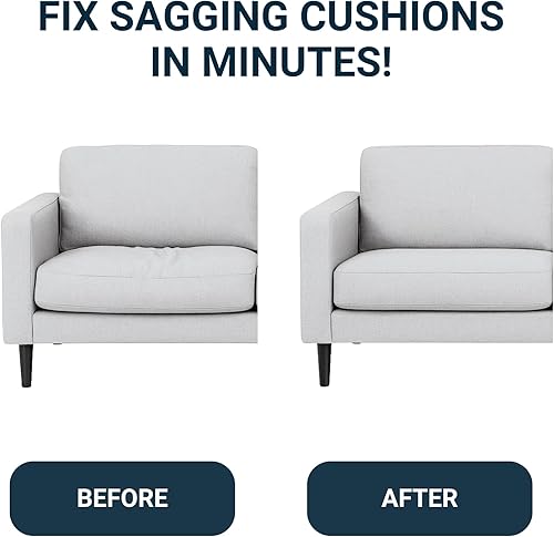 Miniatura 5 de House2Home Clips de extremo de metal para correas de goma, reparación de tapicería para muebles de sofá silla, incluye instrucciones (10 unidades)