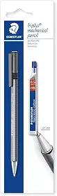 Lapiseira 0.5mm + Grafite HB, Staedtler, Triplus, 77425BK25D, Cinza