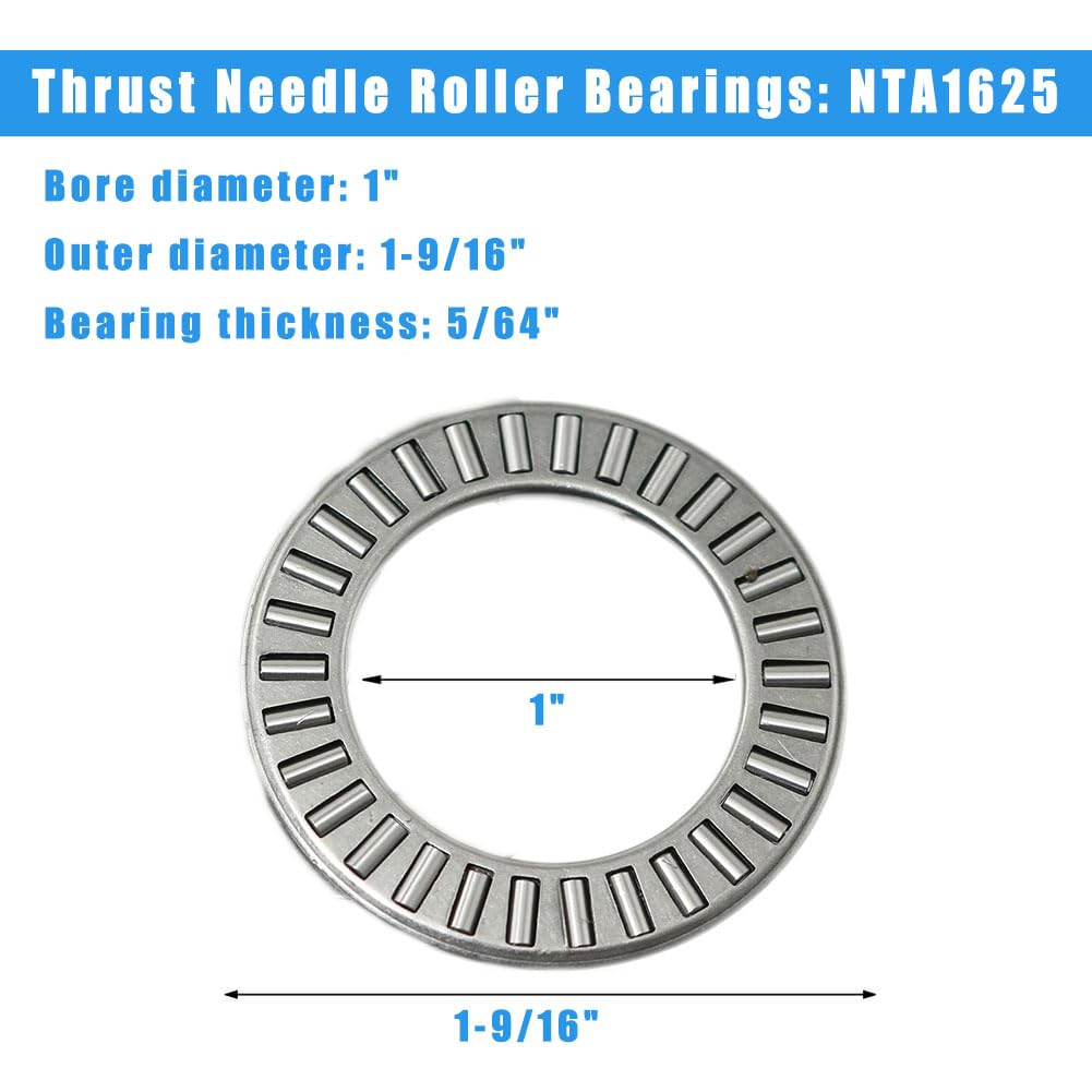 NTA1625 Thrust Needle Bearings - Durable Axial Load Support -2