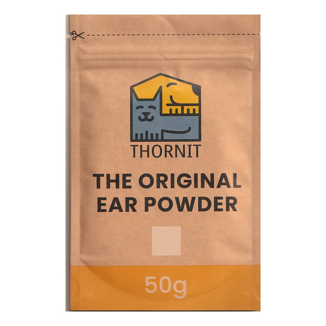 Thornit Powder for Dogs Ears, 50g Resealable, Recyclable Pouch