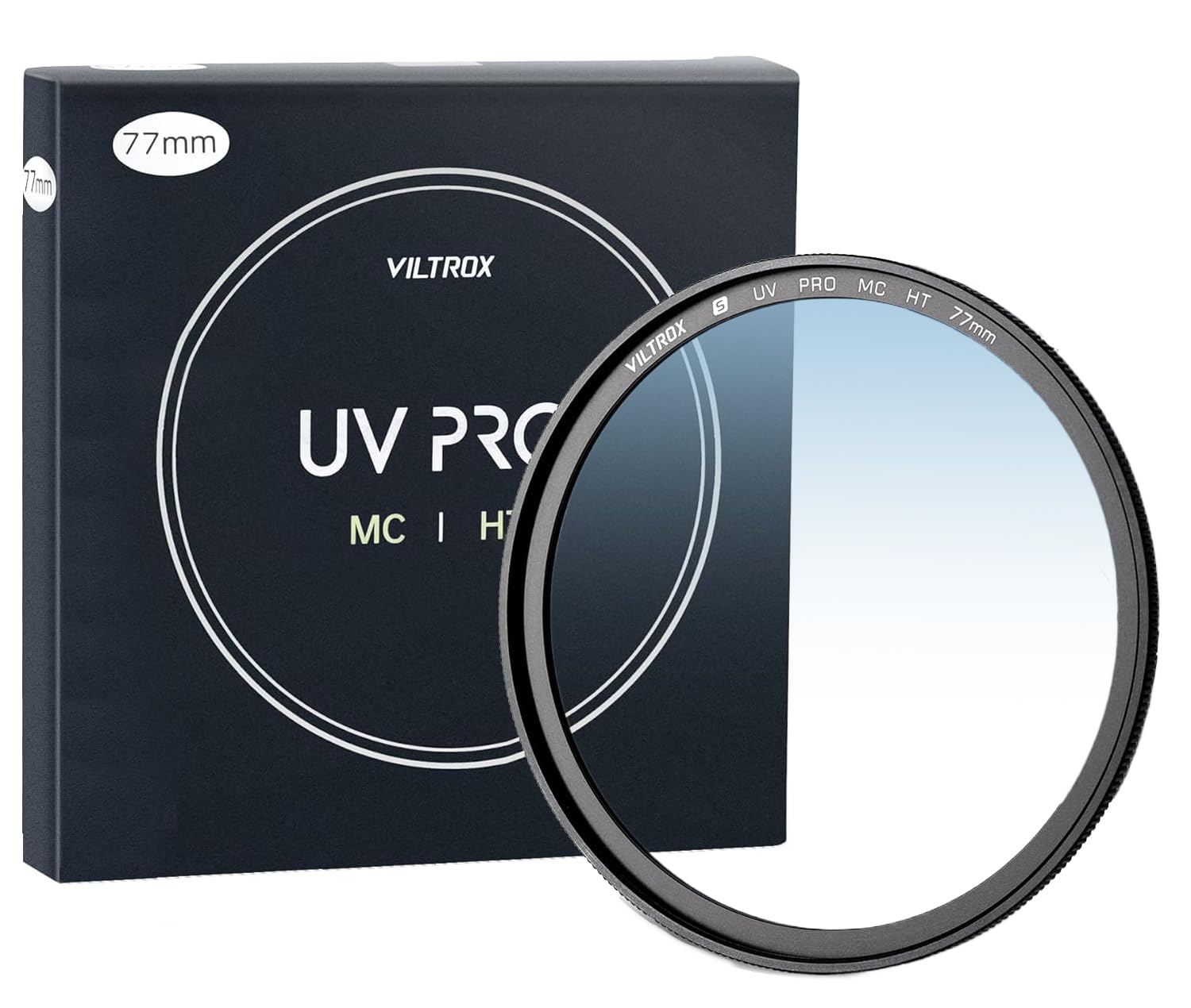 VILTROX 77mm MC UV Camera Lens Protection Filter,Ultra Slim 18 Layers Multi Coated High Definition Lens Filter for Canon Nikon Sony Fuji Camera Lens