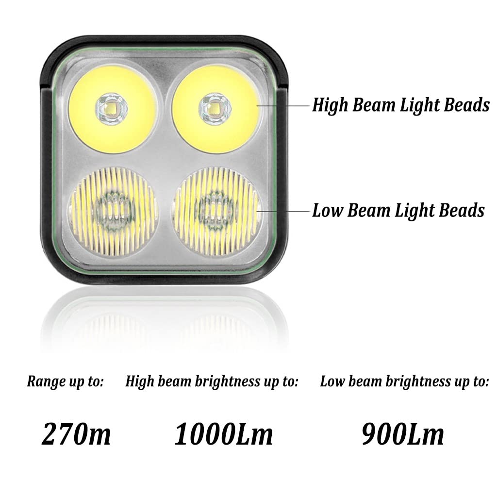 Luce anteriore per bicicletta Testa a LED in silicone Ruota anteriore