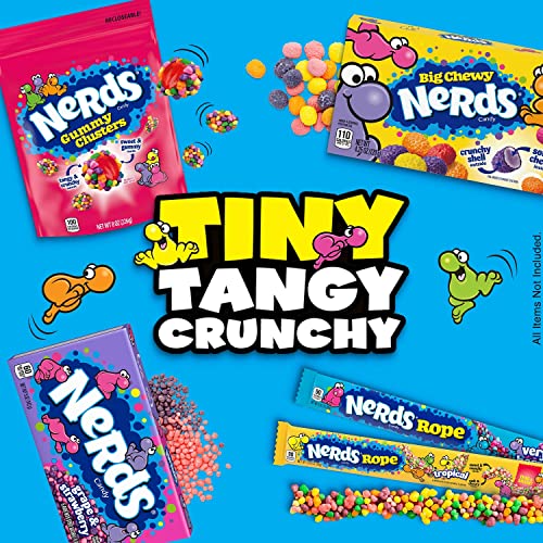 Nerds Candy sabor uva y fresa caja 5 oz pack 24 miniatura 4