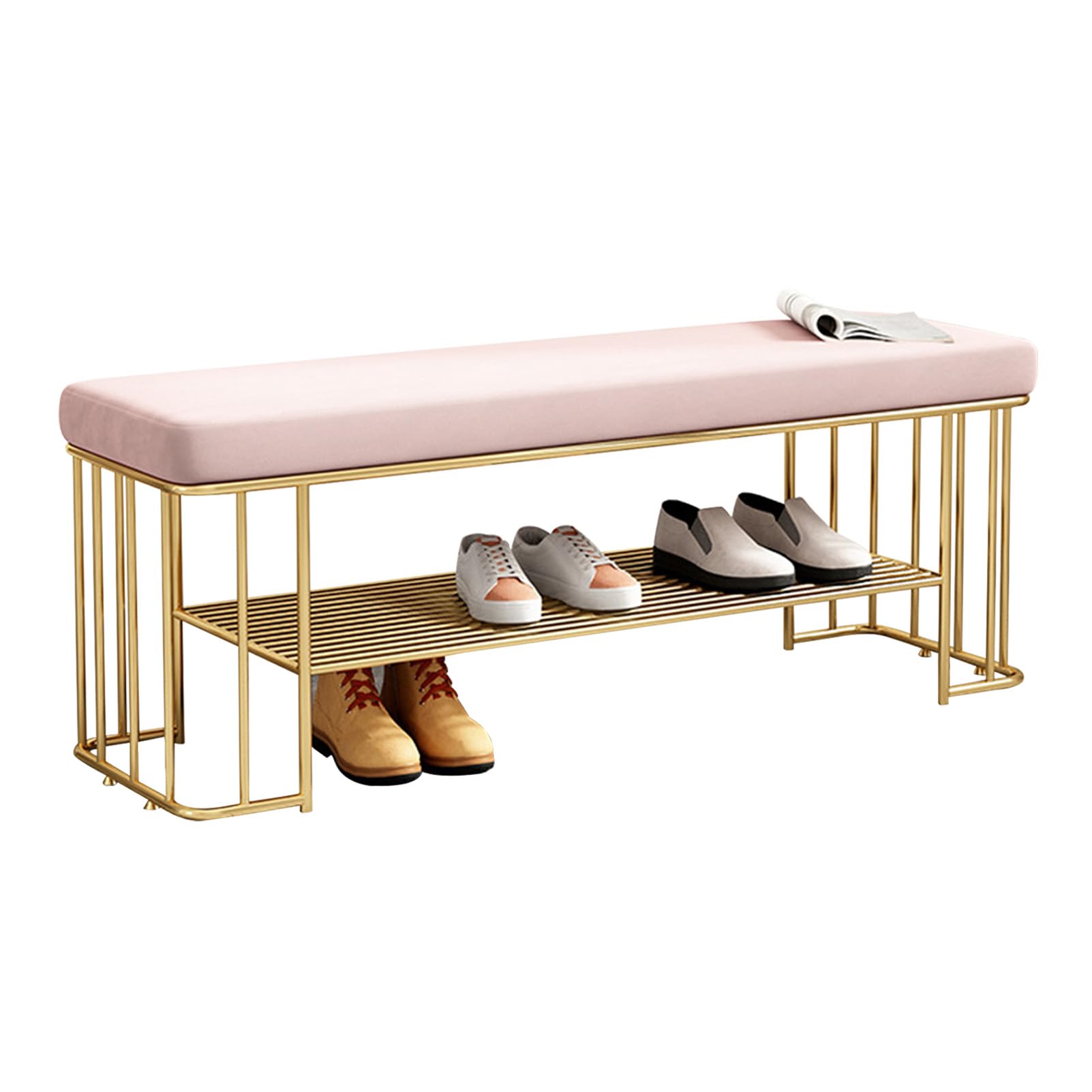 Organiseur à chaussures en velours rembourré de haute qualité pour salon