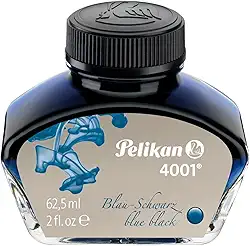TINTA CANETA TINTEIRO 4001 62,5ML PELIKAN BLUE-BLACK 329151