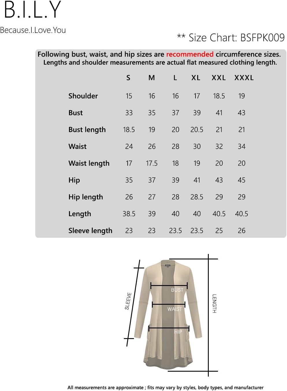 Women's Open Front Lightweight Jersey Classic Long Sleeve Cardigan