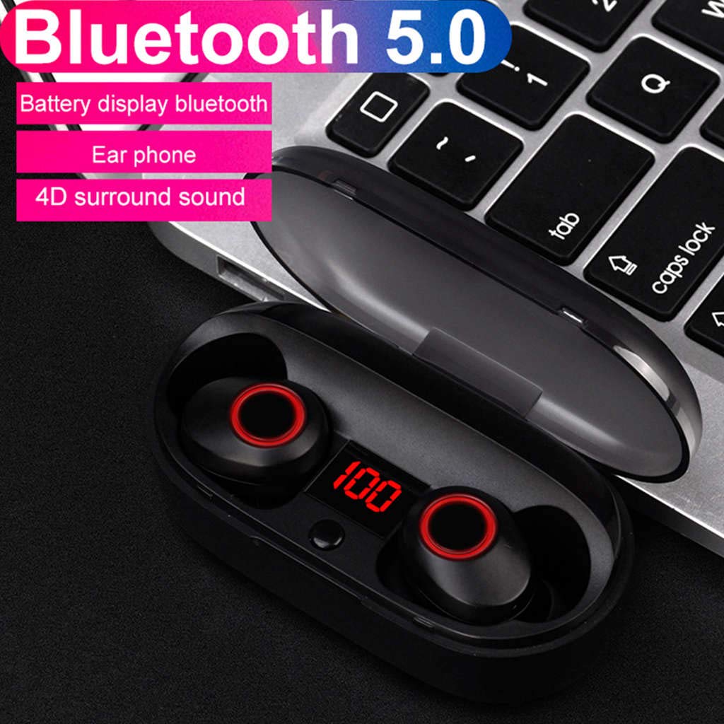 SODIAL J29 Bluetooth 5.0 TWS Battery 