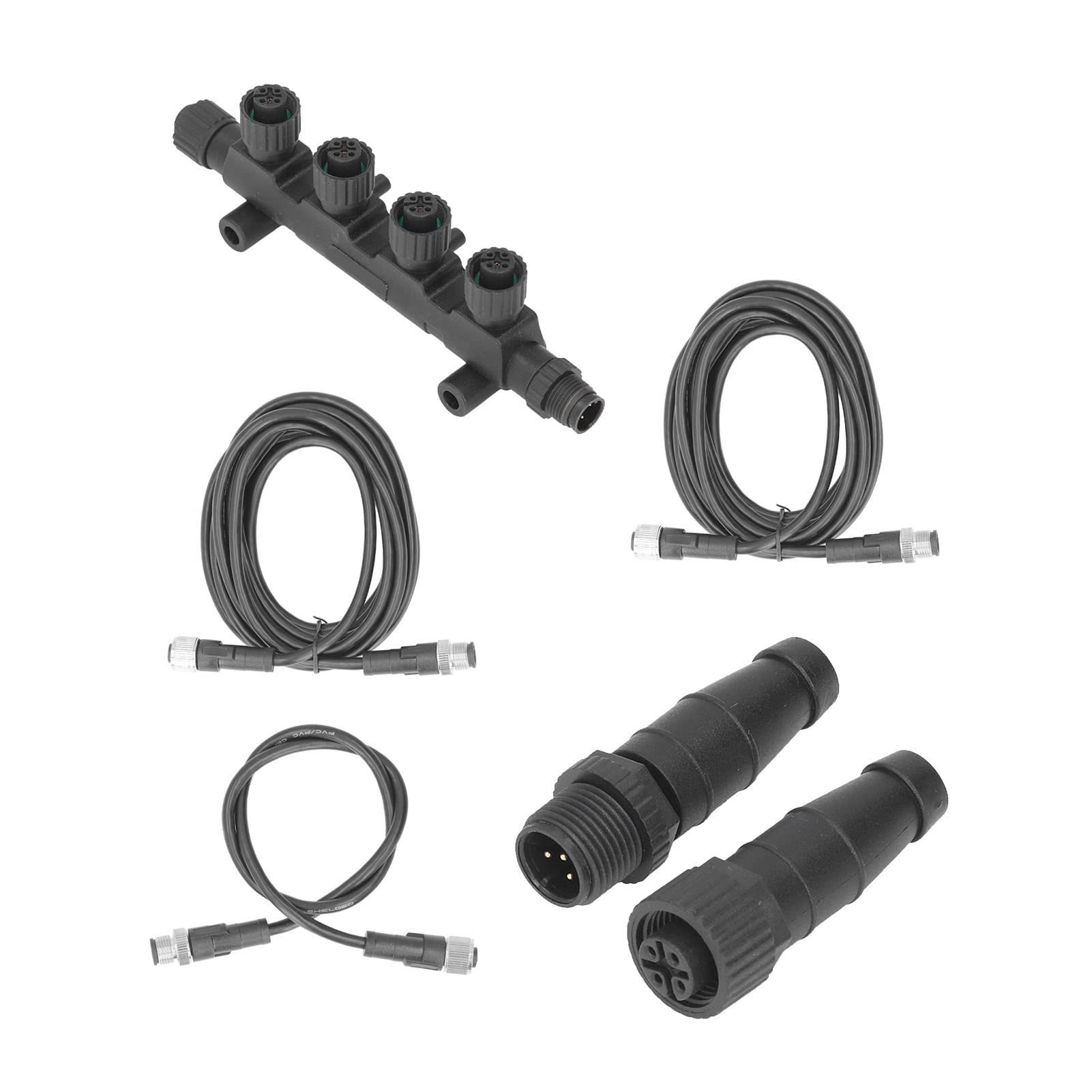 Marine NMEA 2000 Starter Kit Connettore del Cavo Combinazione di Terminazione ABS Antiruggine Universale NMEA Starter Kit di Rete