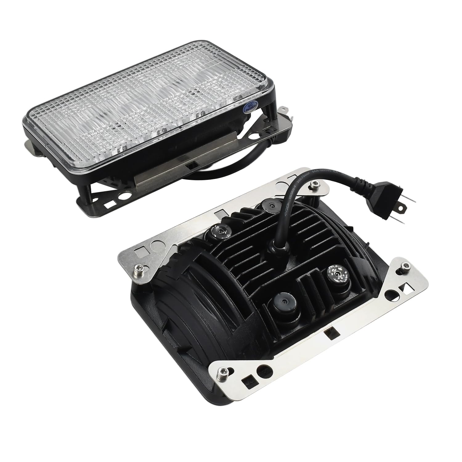 AL152328 RE269110 AL152329 - 2 faros delanteros compatibles con tractores John Deere 5D-5M 5010-5025 6D-6J 6015-6030 y 7020-7030 Series 5076EF 5076EL 5090EH 5090EH 50900 EL 50955 MH 5105 ml