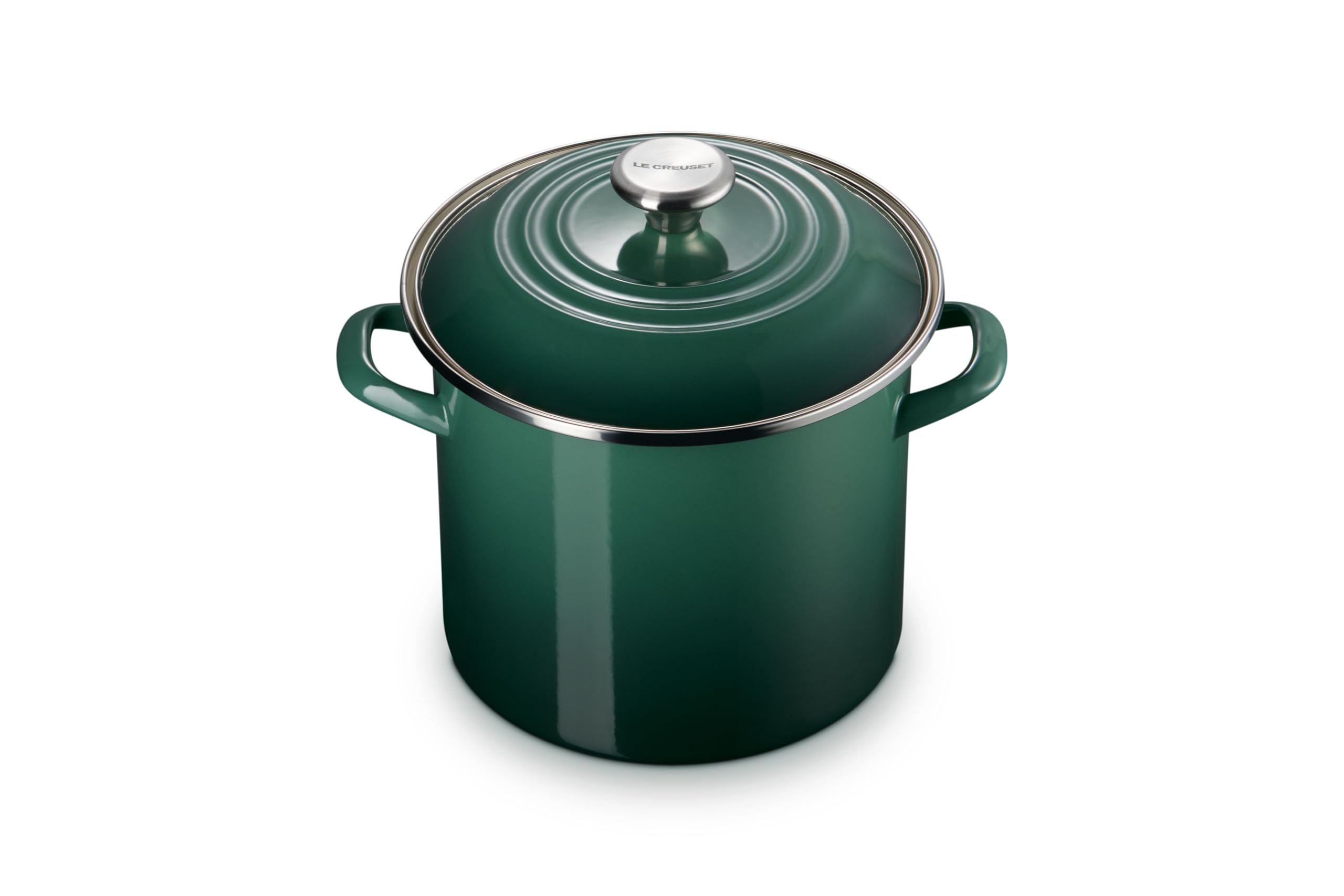 Le Creuset Traditional Enamel on Steel Pot 8 Litre Artichoke with Stainless Steel Knob