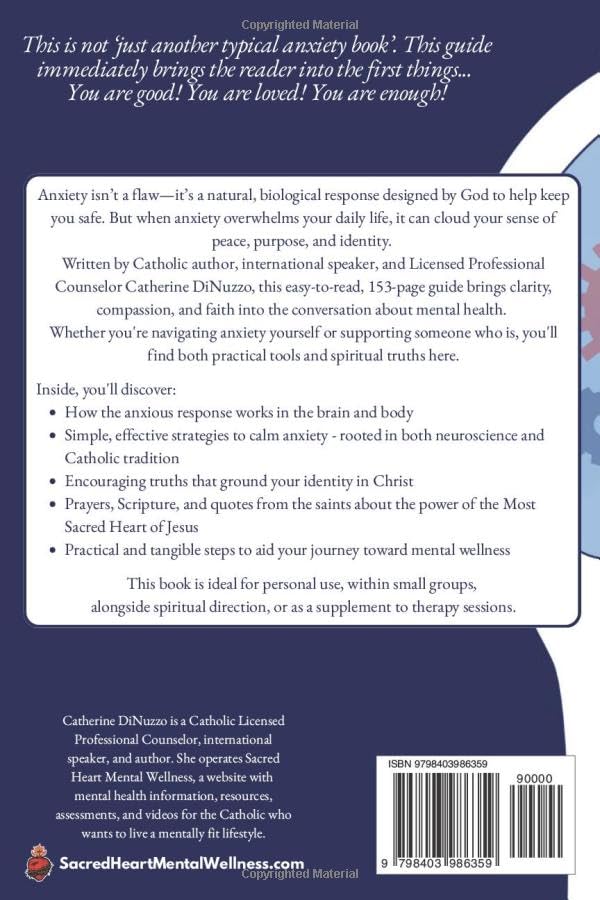 The Catholic Guide Through Anxiety: Sacred Heart Mental Wellness, with Foreword by Fr. John Paul Mary Zeller, MFVA (Catholic Mental Wellness) - Image 2