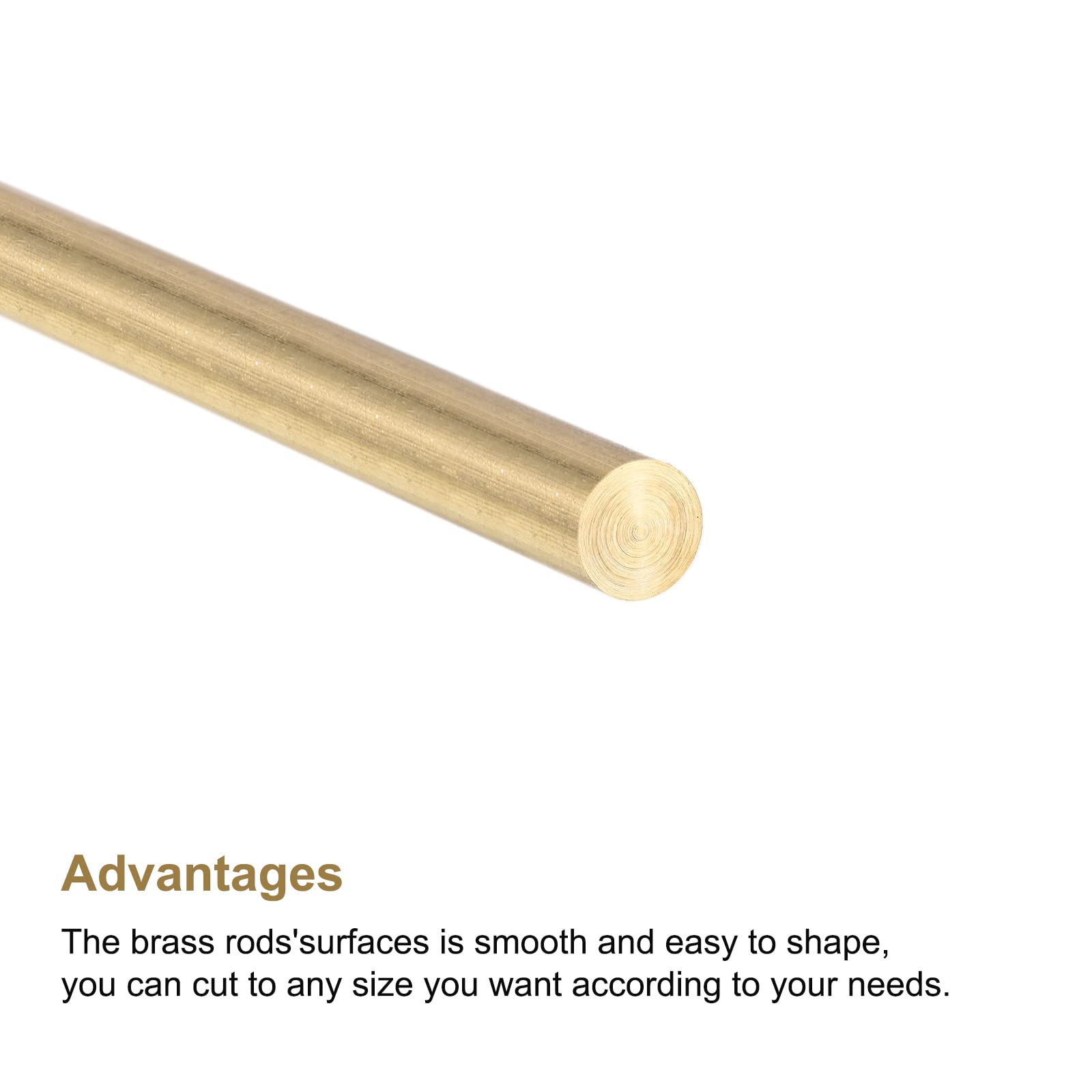 Sourcing Map Brass Sheet Roll, 2000mm X 100mm X 0.1mm Brass Foil Roll Brass Strip For Crafts, Electrical Repairs, Grounding - View #6