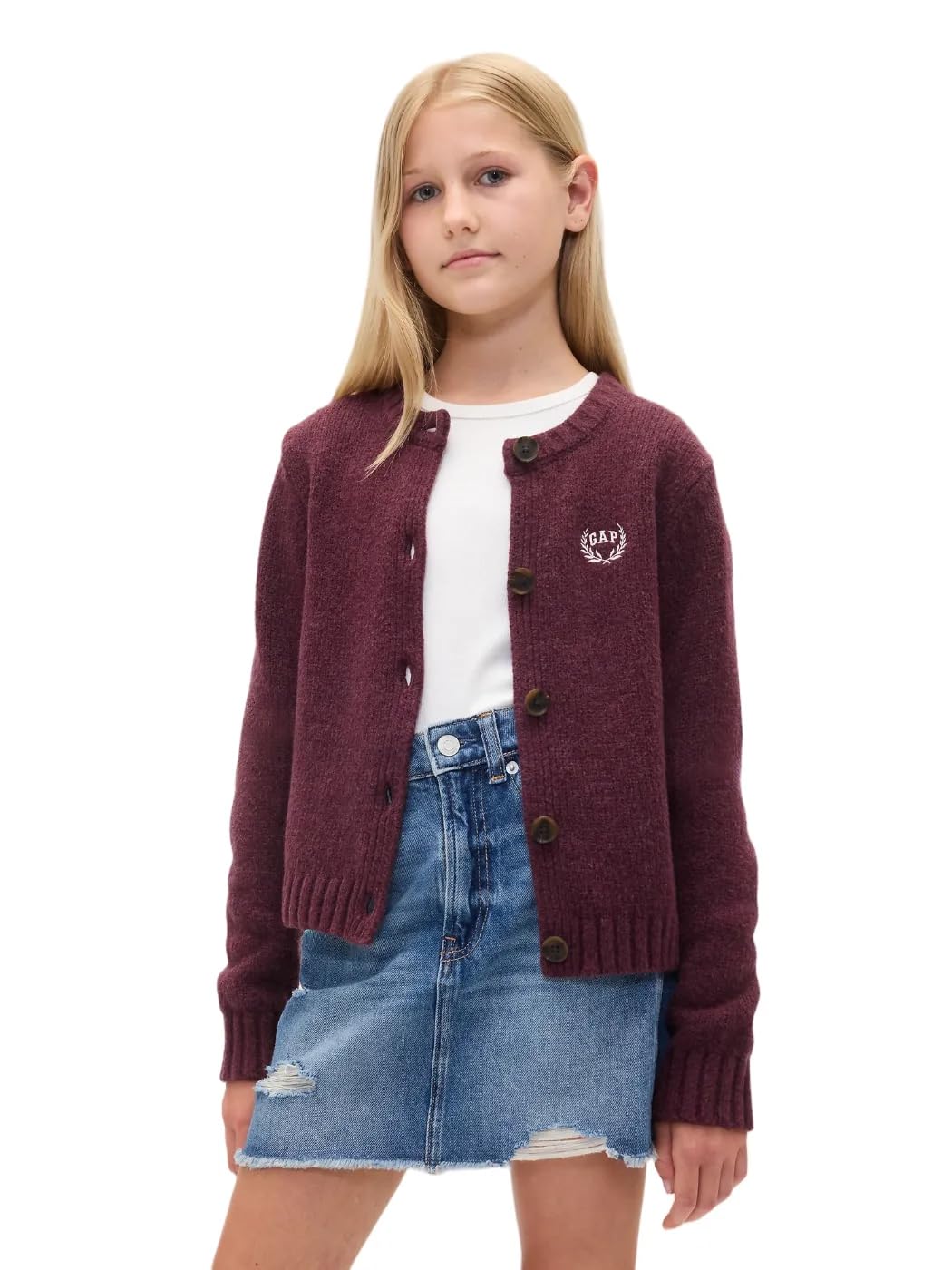 Gap Cárdigan con logotipo para niñas