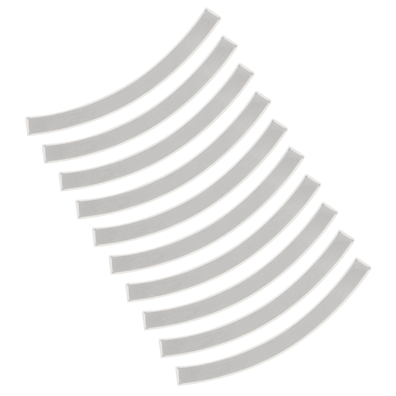 Abaodam 1 Sheet Reflective Sticker Set Reflection Tape Daily Use Bike Sticker Adhesive Reflective Sticker Motorcycle Reflective Tape Bike Accessory Reflective Lattice 3m Adhesive Silver