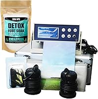 Vista 1 de Pantalla LCD digital Detox Ion Ionic Aqua Foot Bath Spa Chi Cleanse Fir Belt (Eucalyptus)