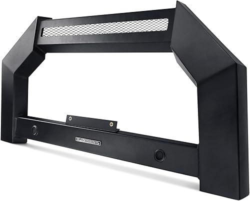 Miniatura 7 de Black Horse Armour Bull Bar - Placa antideslizante para Nissan Frontier-AB-NI25 2005-2021, color negro mate