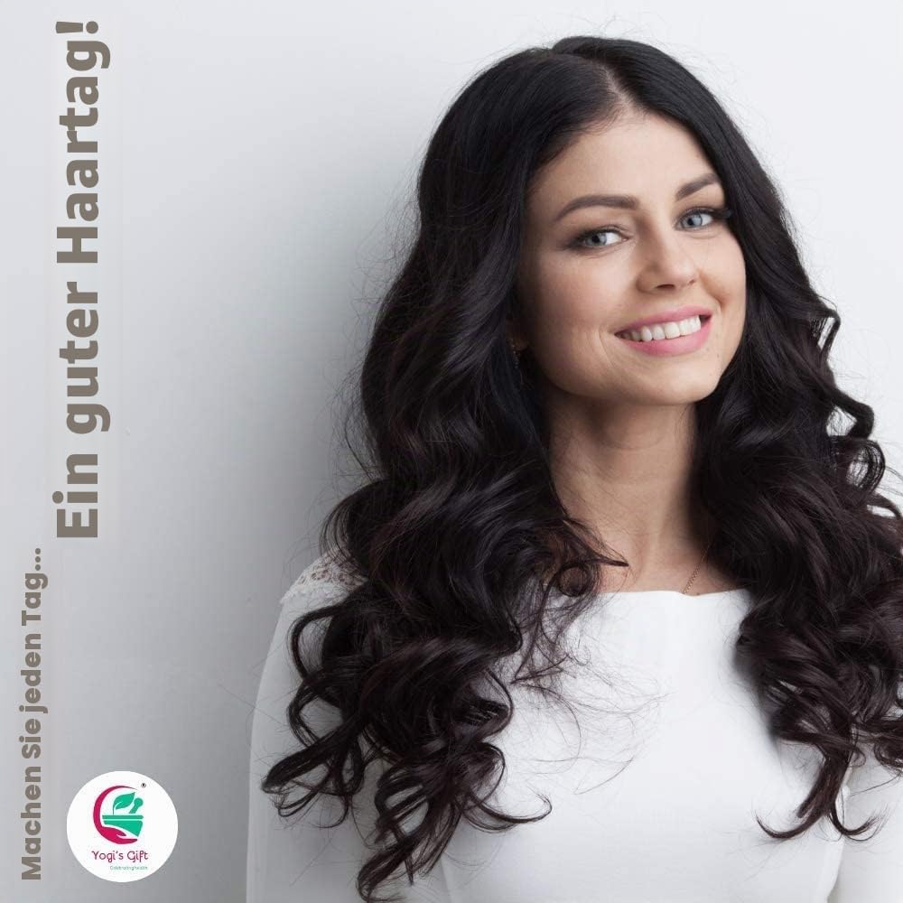 Kräuterpulver für die Haare (je 100 g) | Amla, Reetha (Aritha), Shikakai, Bhringraj & Neem | Von Yogi’s Gift®