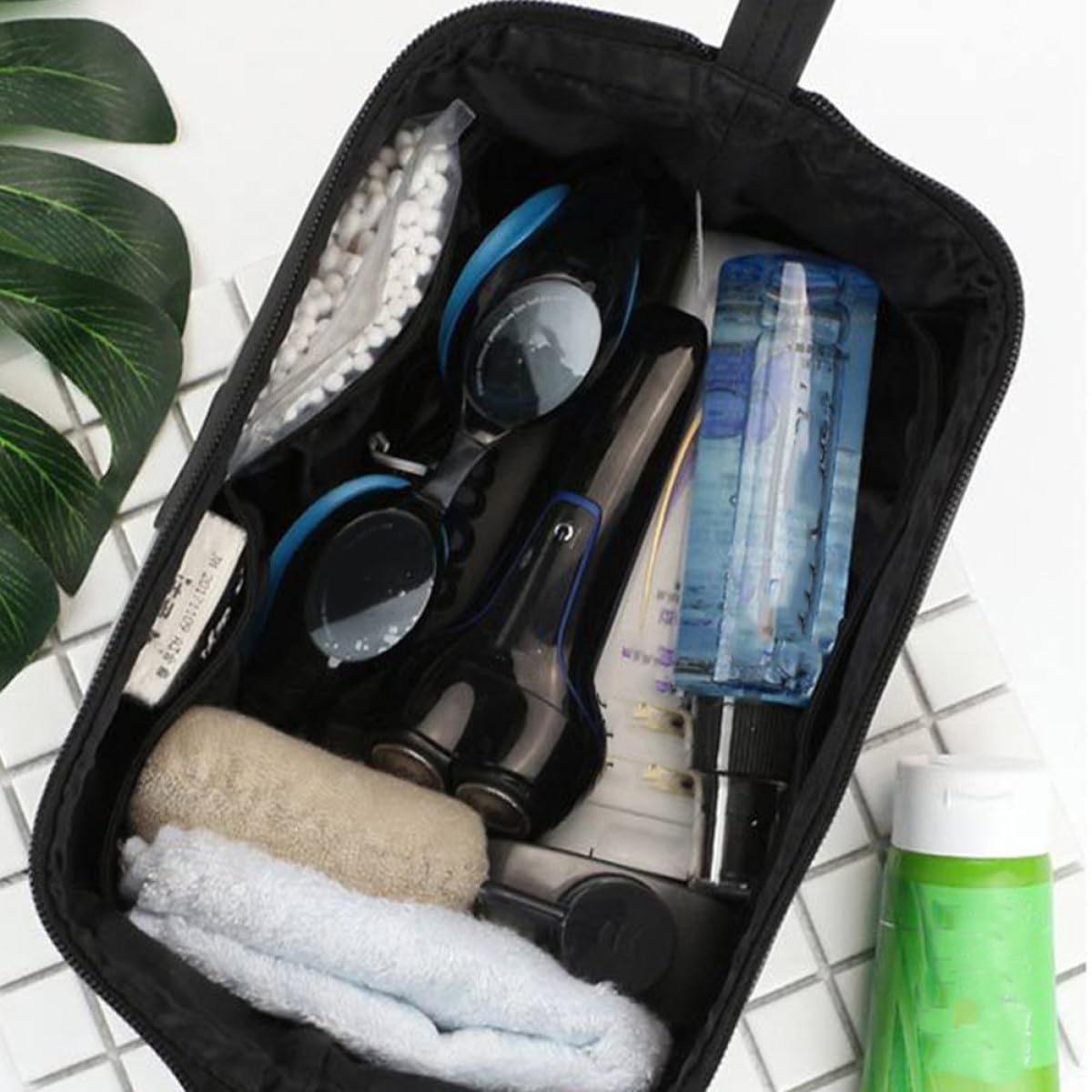 VALICLUD Neceser para Hombre Bolsa De Aseo Práctica y Portátil Neceser De Maquillaje Cremallera para Viajes y Fabricada Material Resistente Al Agua