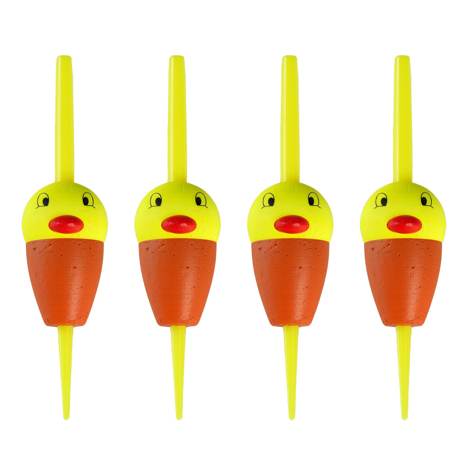 BUBBLE FISHING Fishing Bobbers, Trout Floats Slotted Foam Catfish Crappie 4 pcs Duck