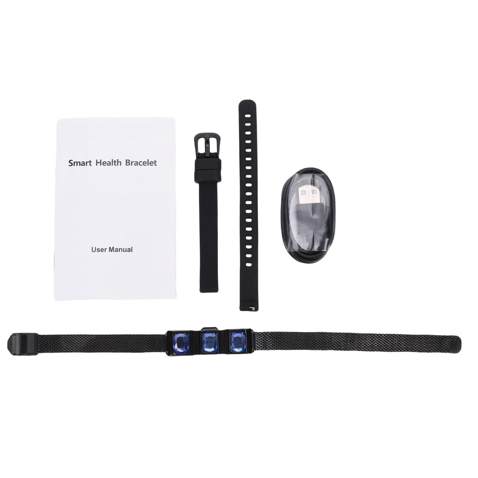 SUNGOOYUE Smart Fitness Tracker, Band de Actividad Elegante Sports 4h Seguimiento de Sueño 127 Modos de Ejercicio de hasta 10 M con 60 Días de Espera para Nadar el Surf de Buceo (Black)