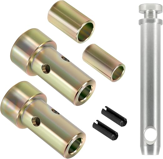 Cat 1 Quick Hitch Adapter Bushing Kit and S07070200 Cat 1 Top Link Pin Fits Category