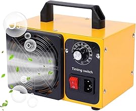 Ozone Air Purifier, 32000mg/H Electric Quiet Ozone Machine Portable Efficient Ozone Generator with Timing Switch Ergonomic Handle For Home Bedroom Office Smokers Commercial Use, Yellow