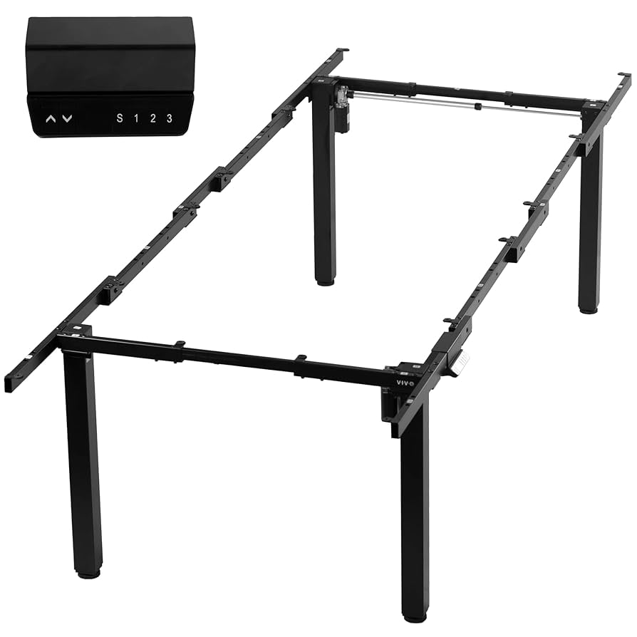 Amazon.com: VIVO Electric 4-Leg Dual Motor Standing Desk