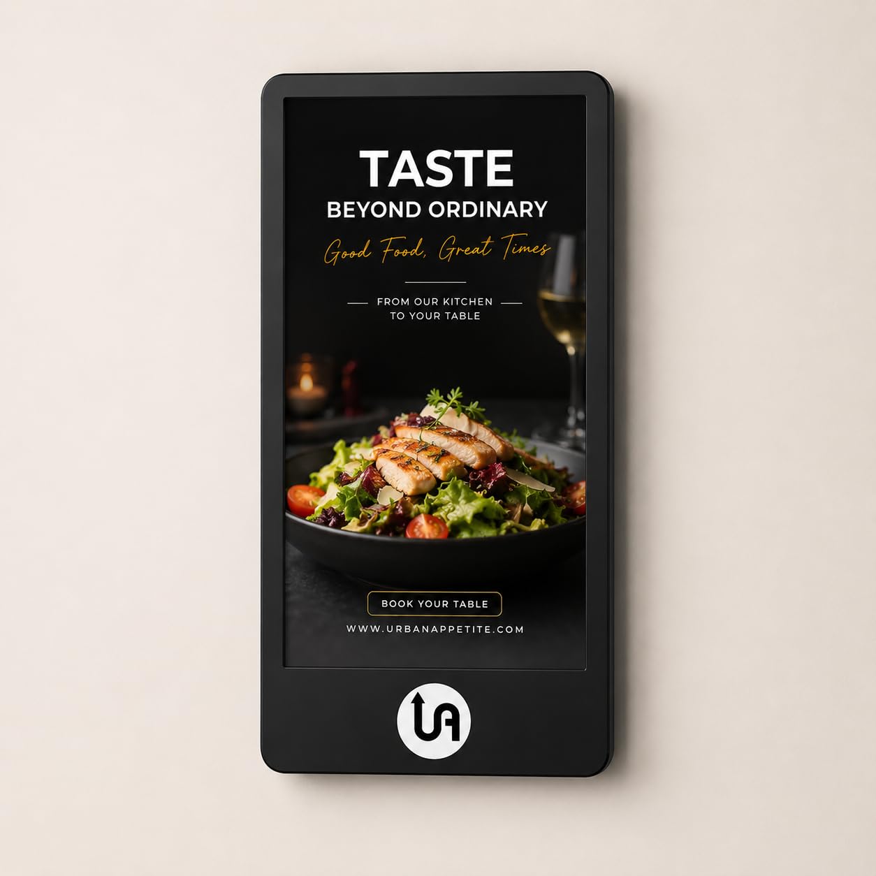 Uprisen Antraajaal 43 Inch Digital Wall Mount with Wooden Box | LED Display | Slim & Durable Design for Schools, Offices, Shops & Restaurants-image-44