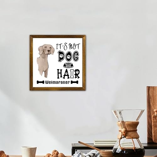 Vista 19 de Letrero de madera con texto en inglés «It's Not Dog Hair» («It's Not Dog Hair» American Bully Dog Dog), regalo decorativo para la pared del hogar