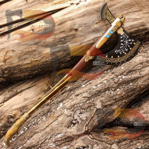 Handmade Karatos Axe Life-Sized Version God of War Level Up