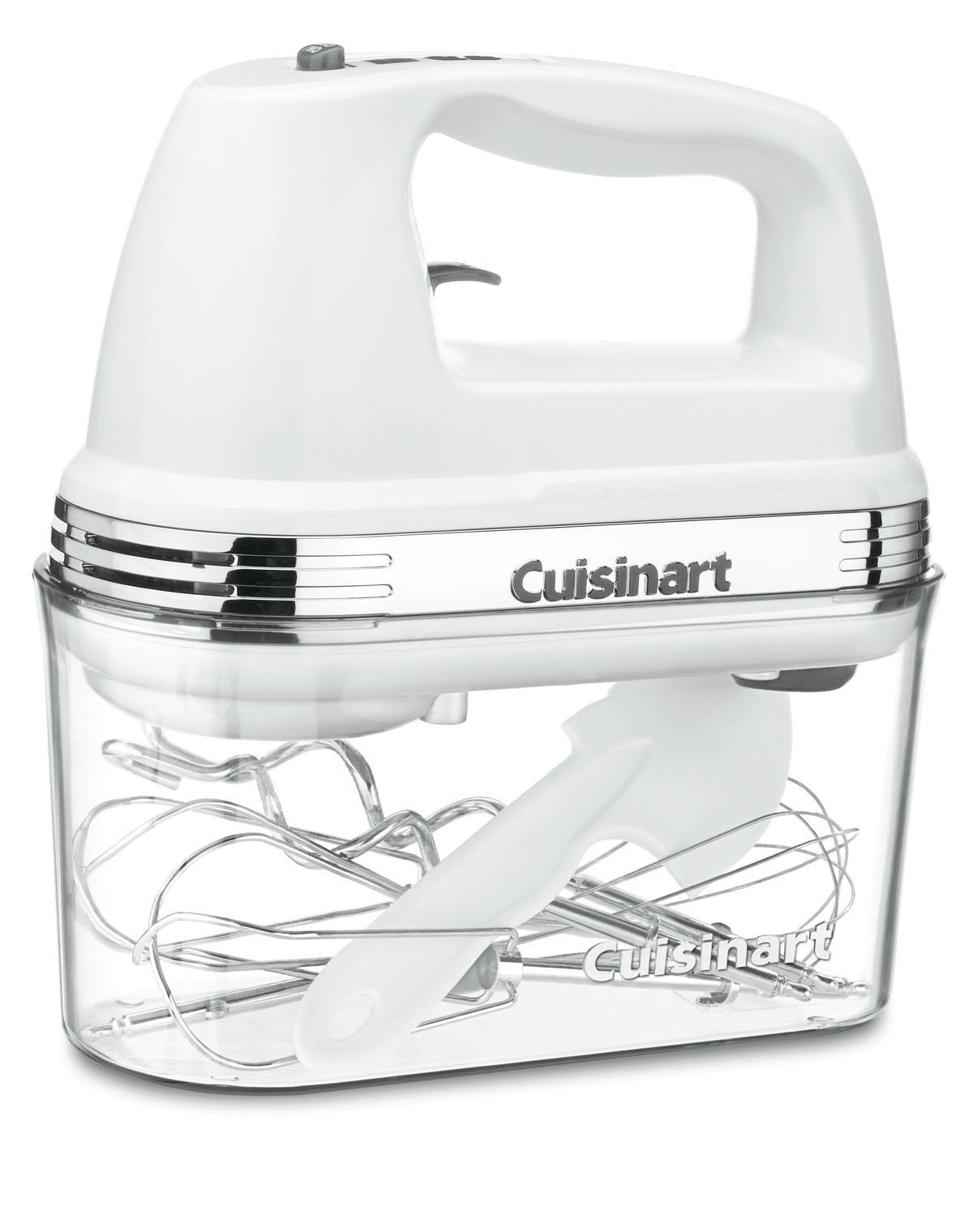 Cuisinart HM-90S Power Advantage Plus 9-Speed Handheld Mixer with Storage Case, White (Renewed)
