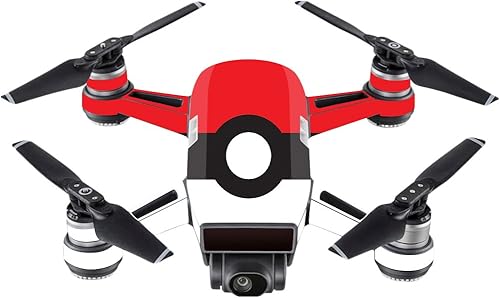MightySkins Skin compatible con DJI Spark Mini – Battle Ball | Funda protectora de vinilo duradera y única | Fácil de aplicar, quitar y cambiar de