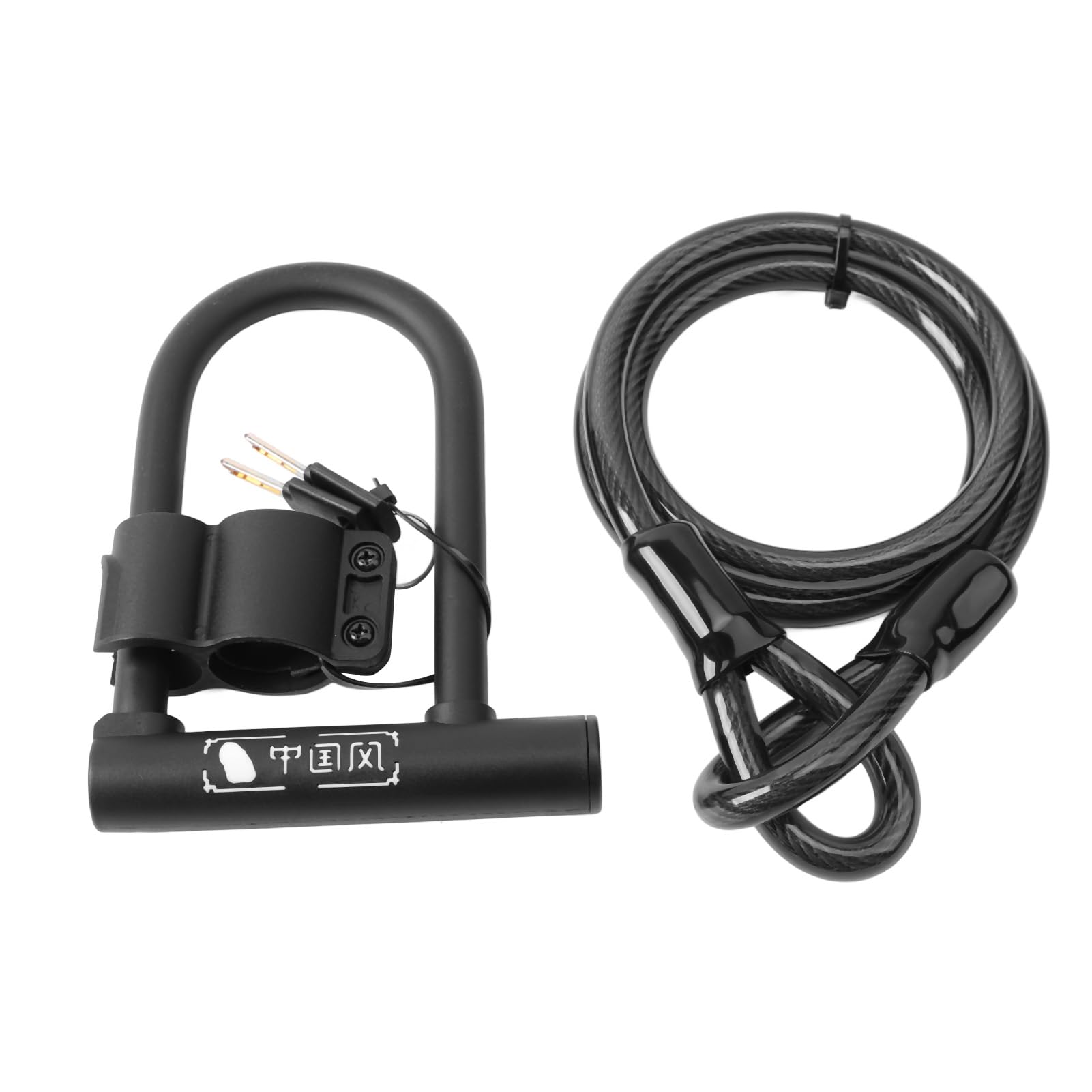 Lucchetto a U per bici, impermeabile, antiruggine, resistente, ad alta sicurezza, antifurto, a forma di U, per mountain bike