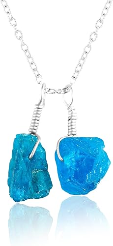 Miniatura 8 de AURA GEMS Natural Amethyst Raw Pendant Necklace, Real Purple Melody Super Seven Gemstone, Healing Crystal, February Birthstone, Zodiac, Silver