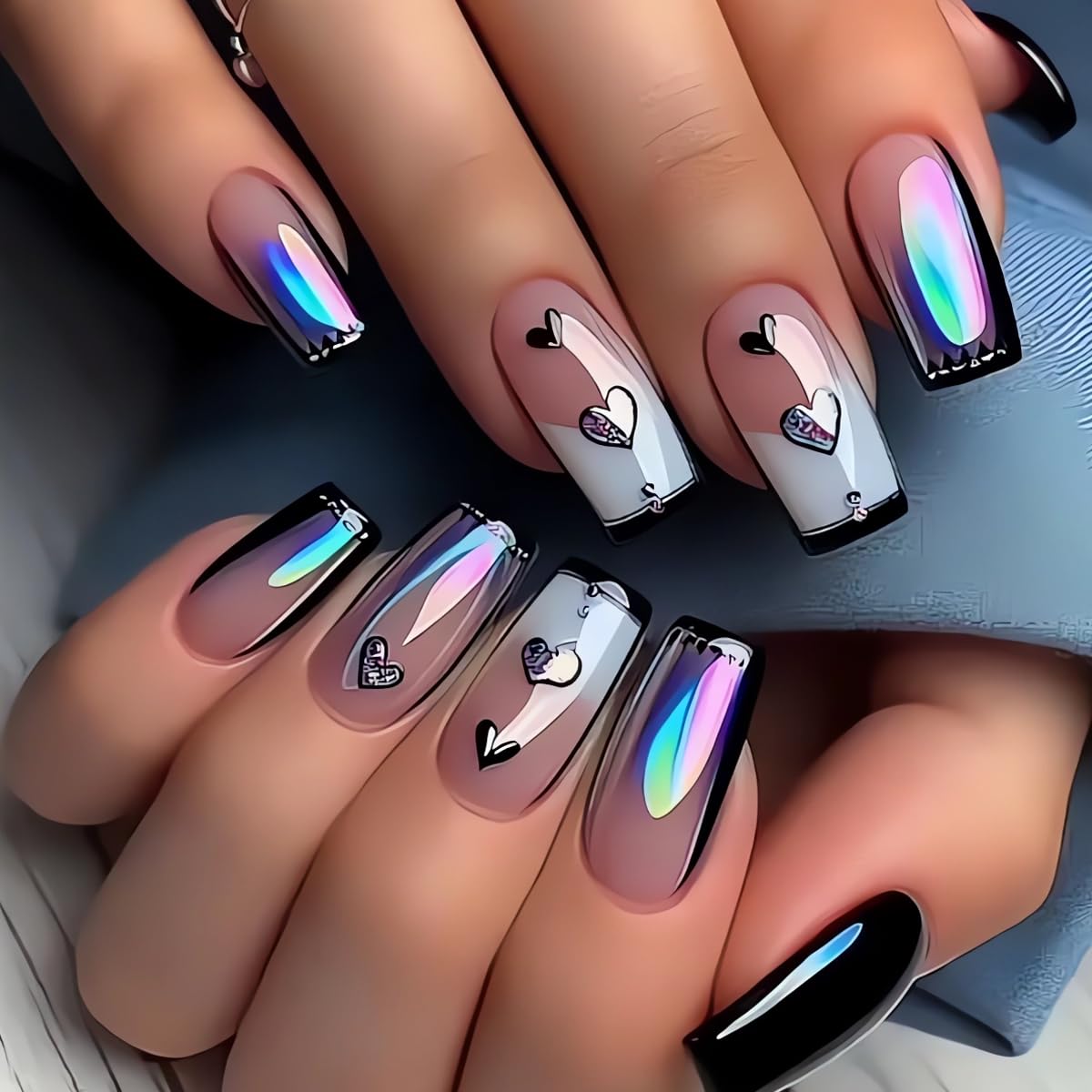 Valentine's Day nails