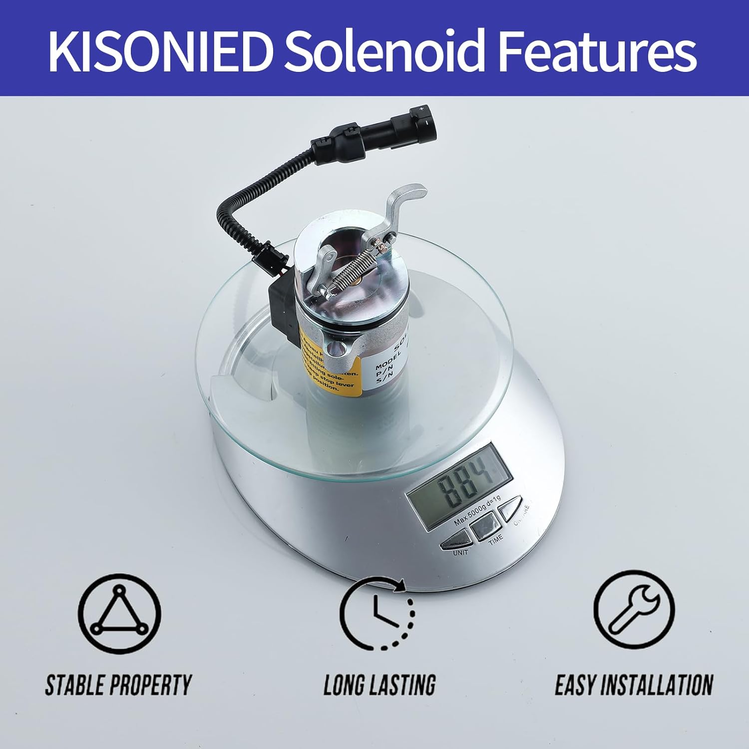 6686715 Fuel Shut Off Solenoid 6680121 6688260 04272956 for Bobcat A220 A300 442 864 863 873 883 S250 T200 Deutz Engine F3L F3M F4L F4M 1011 2011 12VDC