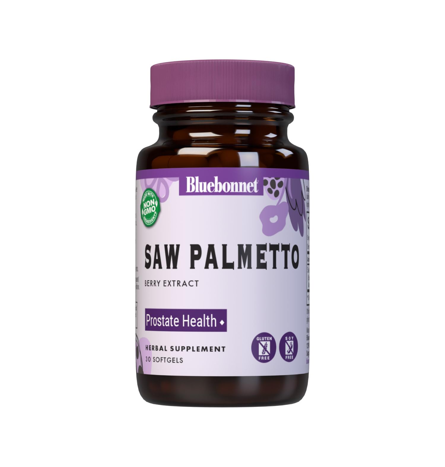 Bluebonnet Extra Strength Saw Palmetto Berry Extract Supplement, 30 Count 30 Count (Pack of 1)