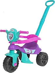 Kendy, Triciclo Infantil, Kemotoca BABY DOG ROXO, com Haste