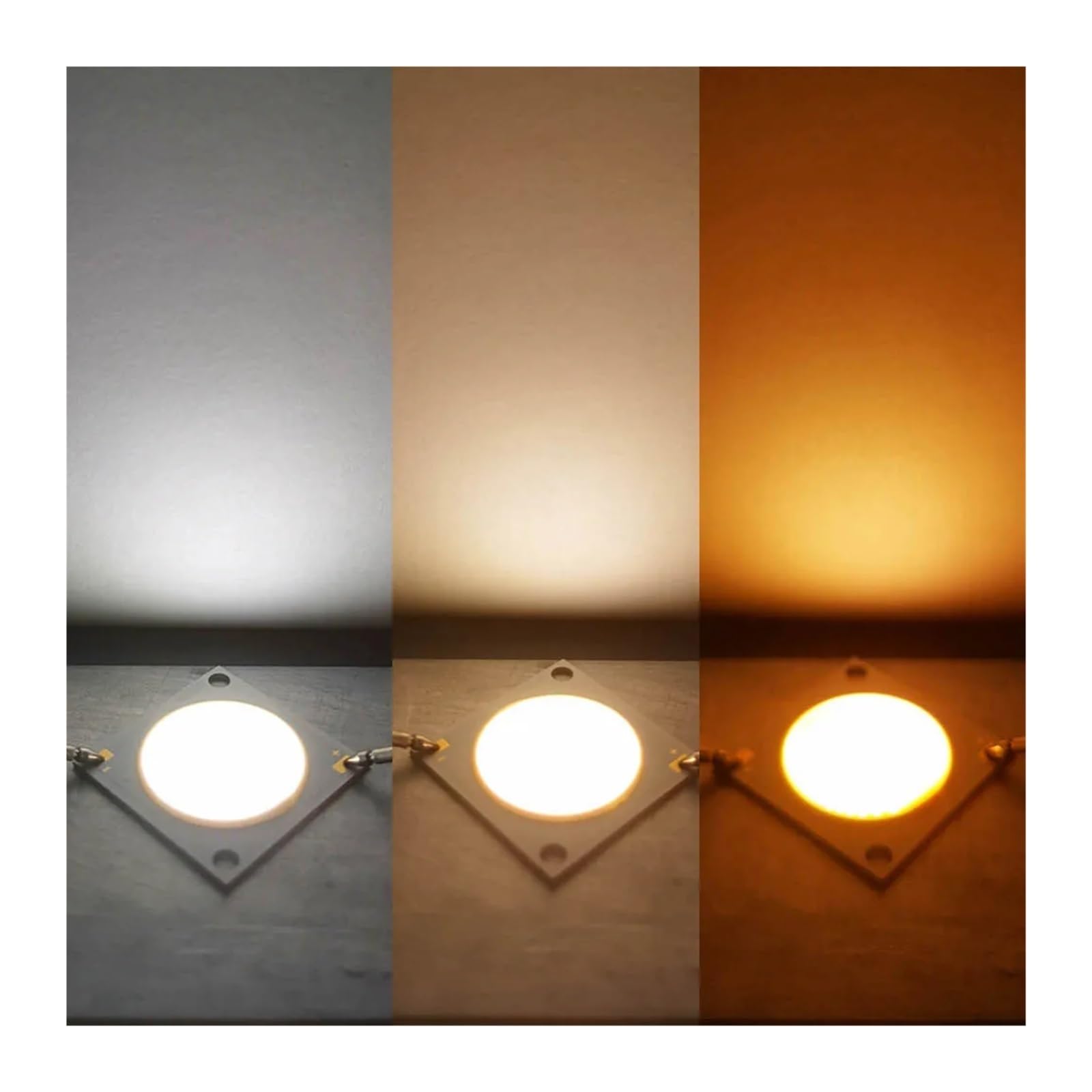 3 pezzi LED COB Chip Bridgelux Crystal 28 * 28mm Ra90 48W/72W/96W DC36-39V Luce for la crescita delle piante ad alta luminosità Illuminazione domestica for faretti(4000K,96W)